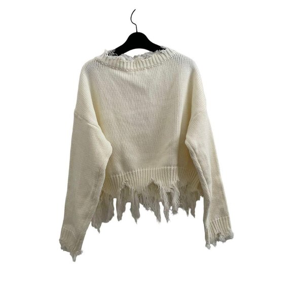 Pure Collection Womens White Jumper